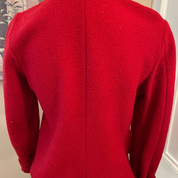 Swiss red wool jacket - Picture 5 of 7